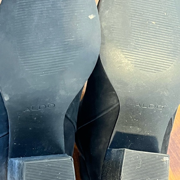 ALDO black suede boot size 7 - Picture 7 of 8